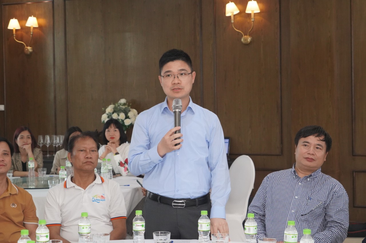  Phó Giám đốc Sở Du lịch Hà Nội Nguyễn Hồng Minh phát biểu tại Tọa đàm